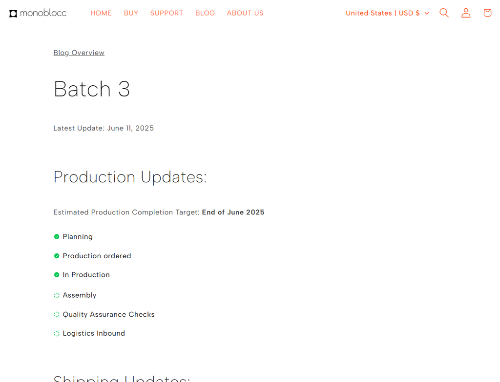 Where We Stand on Batch 3 and What Comes Next