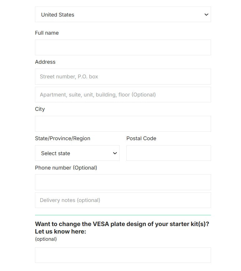 Thank you and fulfillment survey date announcement
