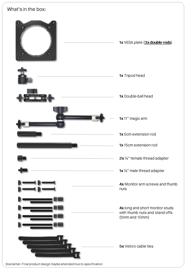 Starter Kit (3x Double-rods)